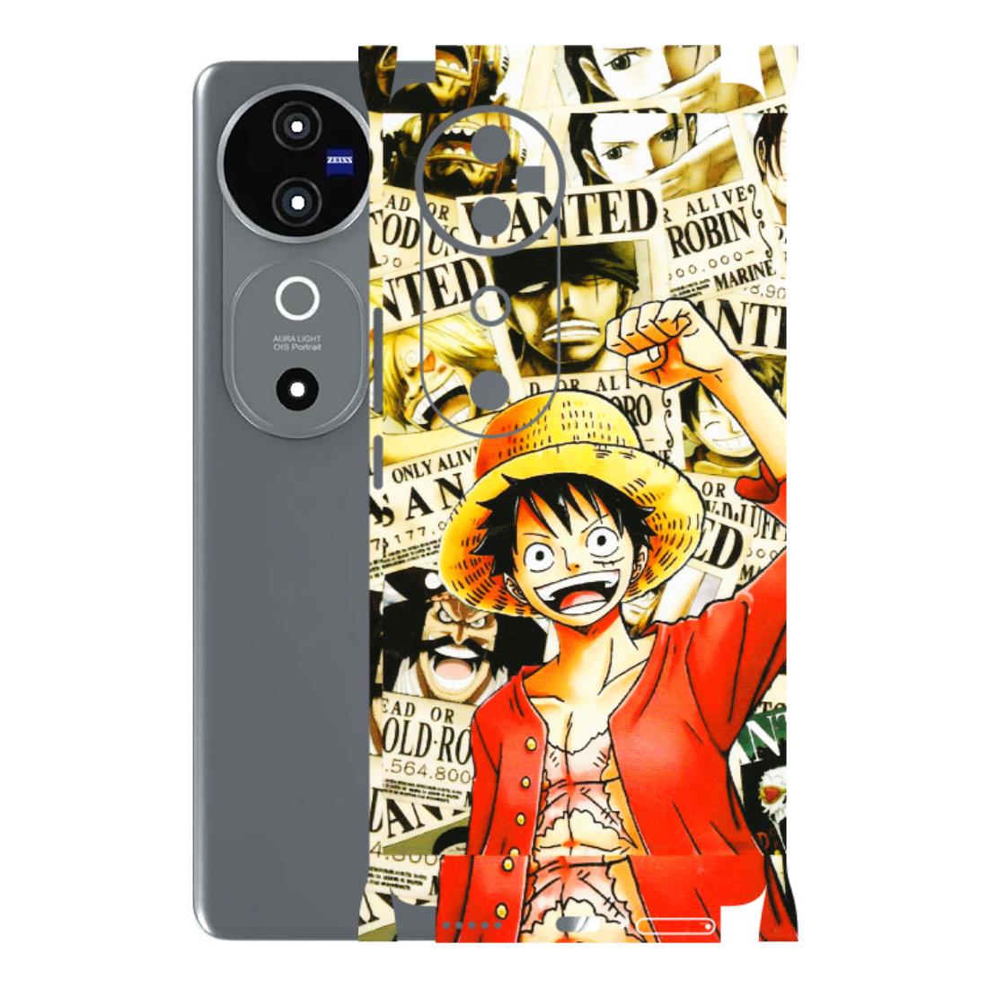 VIVO Z/V/X/T/U/S Series Phone Skins (All Models) - Luffy Anime - 3D Embossed Finish (L-177) Vivo V40 5G