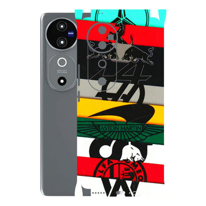 VIVO Z/V/X/T/U/S Series Phone Skins (All Models) - Multi Designer Brands - 3D Embossed Finish (L-187) Vivo V40 5G