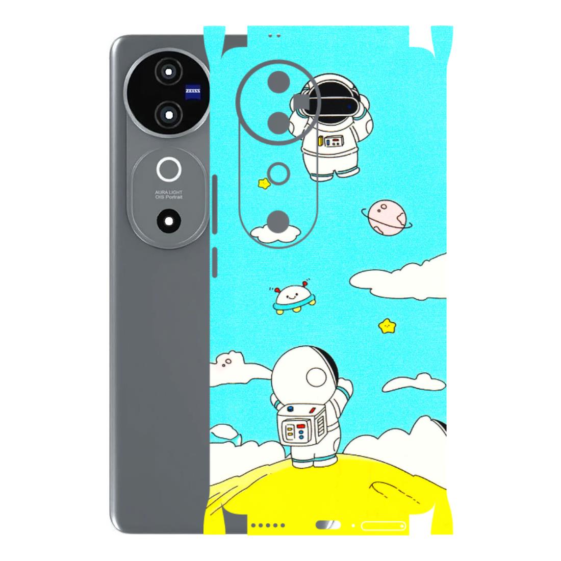 VIVO Z/V/X/T/U/S Series Phone Skins (All Models) - Blue Skies Astro Float - 3D Embossed Finish (L-230) Vivo V40 5G