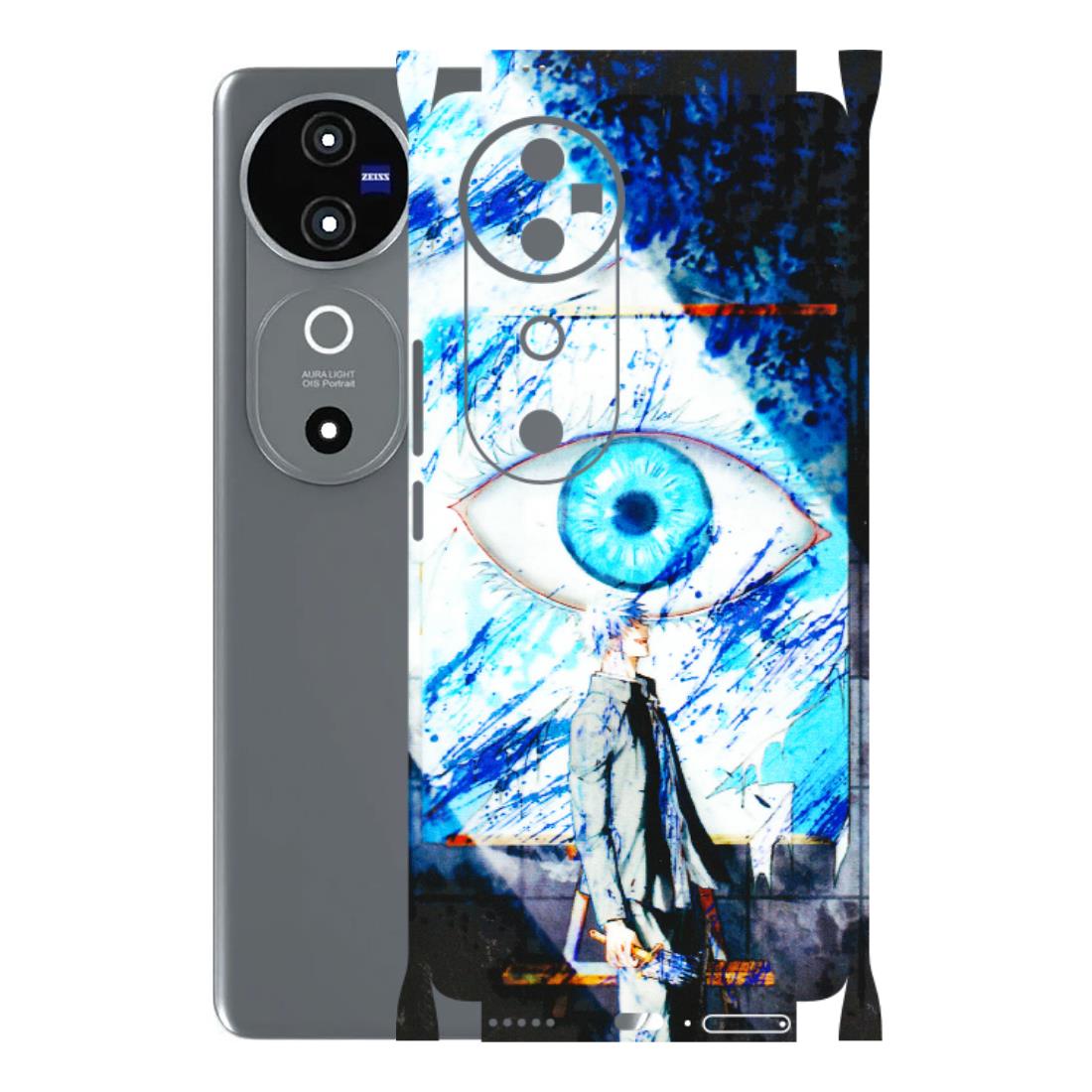 VIVO Z/V/X/T/U/S Series Phone Skins (All Models) - Gojo Satoru evil eye - 3D Embossed Finish (L-239) Vivo V40 5G