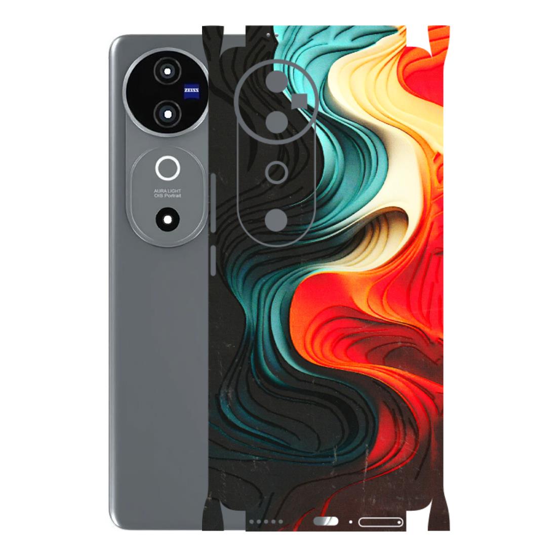 VIVO Z/V/X/T/U/S Series Phone Skins (All Models) - The Silky Swirl - 3D Embossed Finish (L-240) Vivo V40 5G