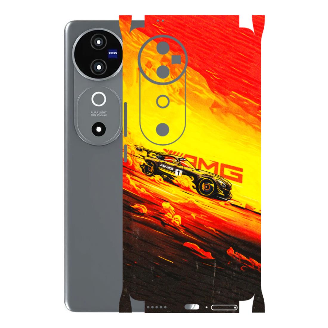 VIVO Z/V/X/T/U/S Series Phone Skins (All Models) - AMG Car Speed Cover - 3D Embossed Finish (L-256) Vivo V40 5G