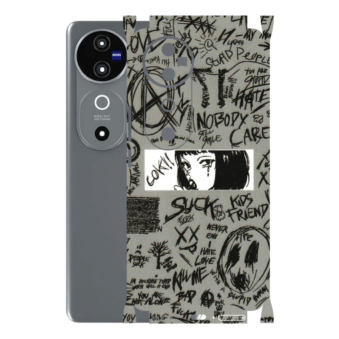 VIVO Z/V/X/T/U/S Series Phone Skins (All Models) - Never Have Love Anime - 3D Embossed Finish (L-260) Vivo V40 5G