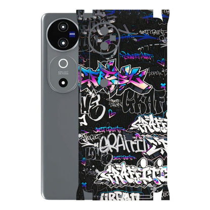 VIVO Z/V/X/T/U/S Series Phone Skins (All Models) - Graffiti Killer - 3D Embossed Finish (L-274) Vivo V40 5G