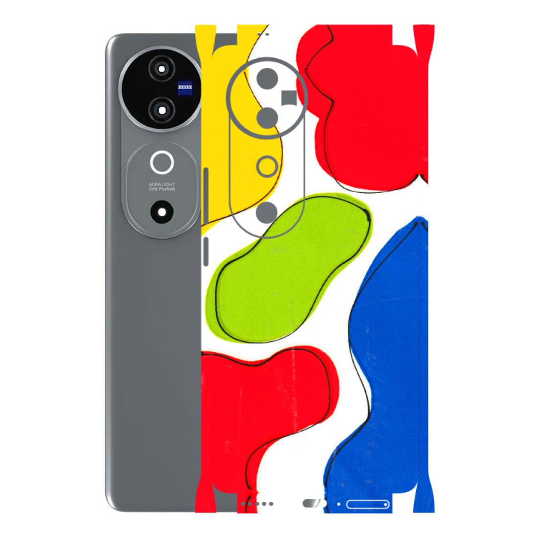 VIVO Z/V/X/T/U/S Series Phone Skins (All Models) - RGB Colour Paint - 3D Embossed Finish (L-284) Vivo V40 5G