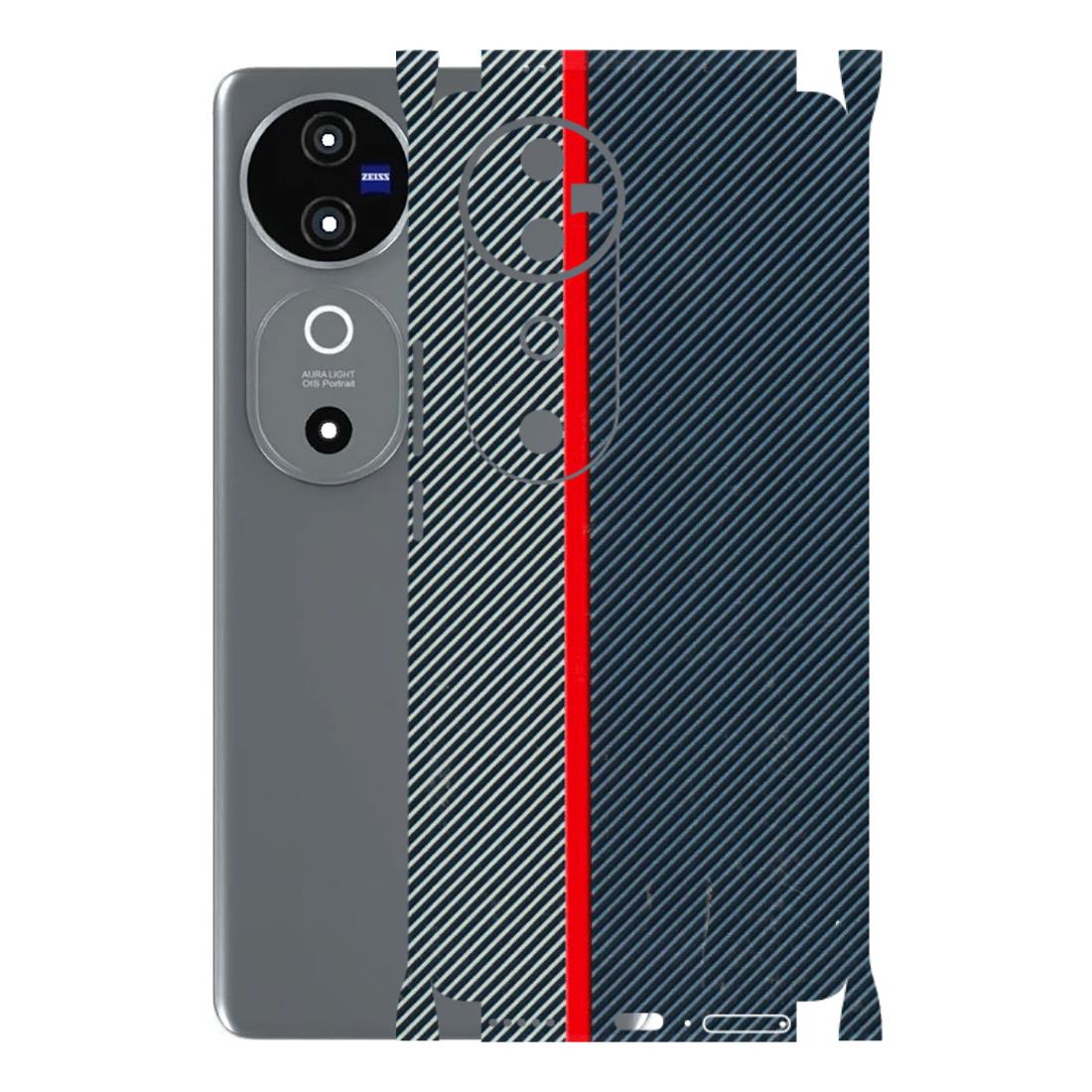 VIVO Z/V/X/T/U/S Series Phone Skins (All Models) - Blue Sober Lines - 3D Embossed Finish (L-305) Vivo V40 5G