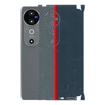VIVO Z/V/X/T/U/S Series Phone Skins (All Models) - Blue Sober Lines - 3D Embossed Finish (L-305) Vivo V40 5G