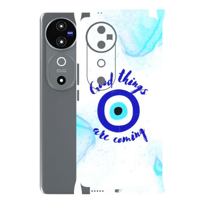 VIVO Z/V/X/T/U/S Series Phone Skins (All Models) - Evil Eye Good Things Are Coming - 3D Embossed Finish (L-322) Vivo V40 5G