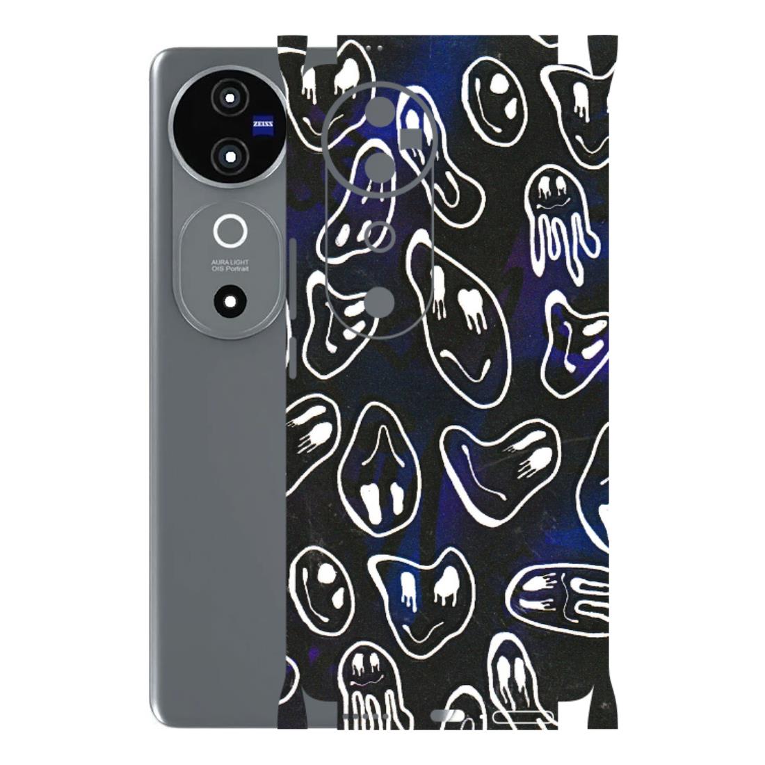 VIVO Z/V/X/T/U/S Series Phone Skins (All Models) - Distorted Smileys - 3D Embossed Finish (L-92) Vivo V40 5G