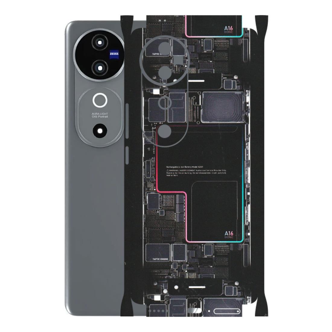 VIVO Z/V/X/T/U/S Series Phone Skins (All Models) - Motherboard Circuit Layout - Matte Finish (M-117) Vivo V40 5G