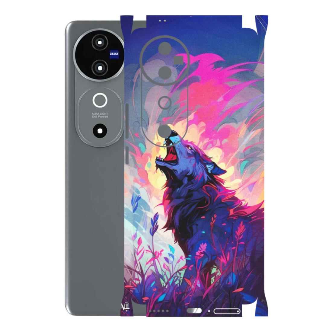 VIVO Z/V/X/T/U/S Series Phone Skins (All Models) - New Wild Wolf Abstract - Matte Finish (M-125) Vivo V40 5G