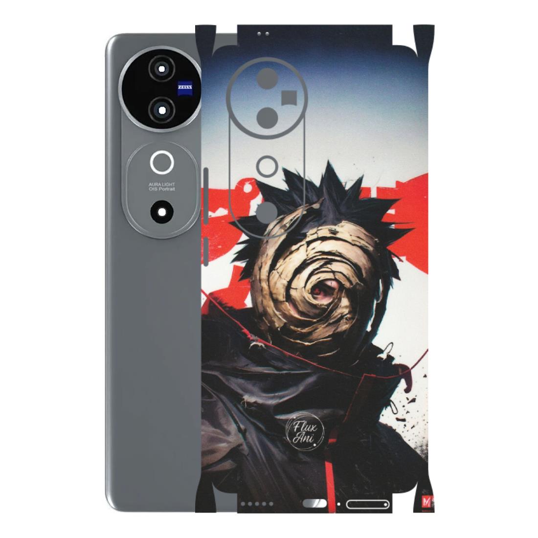 VIVO Z/V/X/T/U/S Series Phone Skins (All Models) - Obito Uchiha Cool Anime - Matte Finish (M-134) Vivo V40 5G