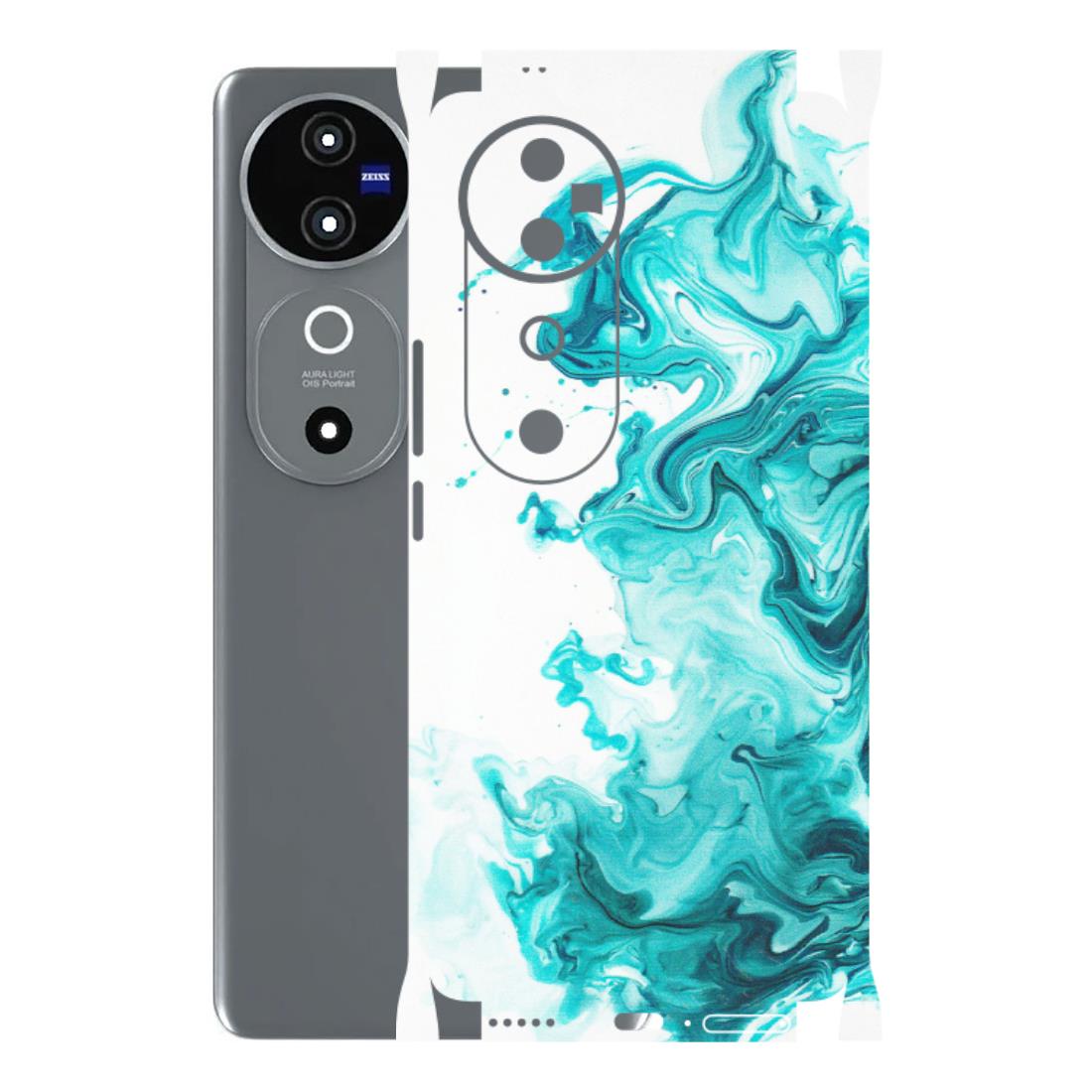 VIVO Z/V/X/T/U/S Series Phone Skins (All Models) - Sky Blue Abstract Colour - Matte Finish (M-146) Vivo V40 5G