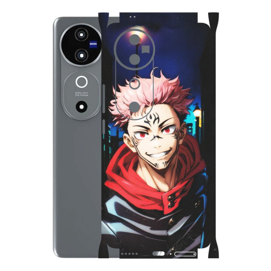 VIVO Z/V/X/T/U/S Series Phone Skins (All Models) - Yuji Itadori Funny Face Anime - Matte Finish (M-152) Vivo V40 5G