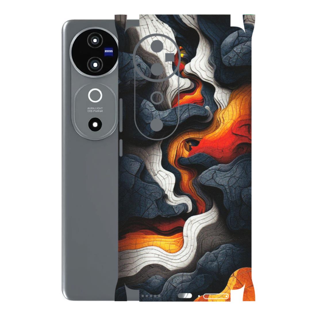 VIVO Z/V/X/T/U/S Series Phone Skins (All Models) - Abstract Volcanic Layers - Matte Finish (M-52) Vivo V40 5G