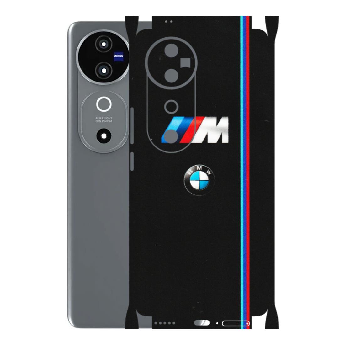 VIVO Z/V/X/T/U/S Series Phone Skins (All Models) - Styling With Black BMW - Matte Finish (M-74) Vivo V40 5G