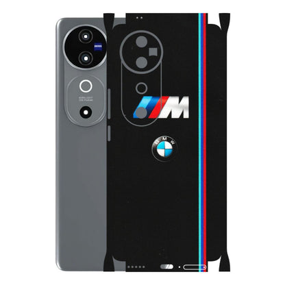 VIVO Z/V/X/T/U/S Series Phone Skins (All Models) - Styling With Black BMW - Matte Finish (M-74) Vivo V40 5G