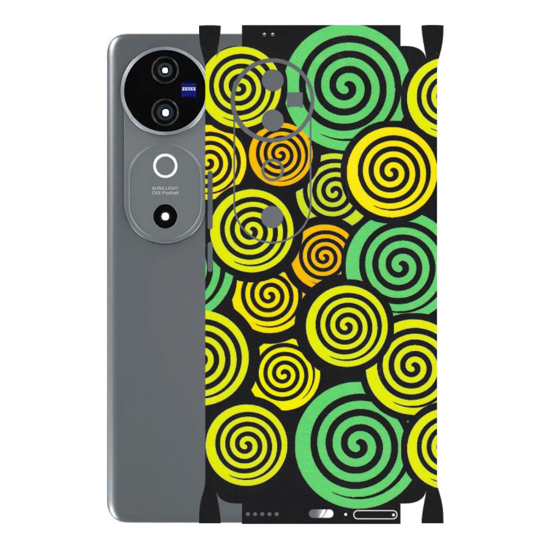 VIVO Z/V/X/T/U/S Series Phone Skins (All Models) - Crazy Spiral - Matte Finish (M-91) Vivo V40 5G