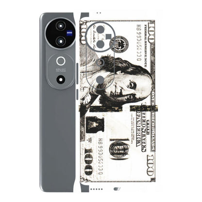 VIVO Z/V/X/T/U/S Series Phone Skins (All Models) - 100 Dollar Currency - Transparent Finish (T-01) Vivo V40 5G