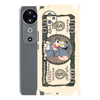 VIVO Z/V/X/T/U/S Series Phone Skins (All Models) - One Hundred Dollar Tom - Transparent Finish (T-16) Vivo V40 5G