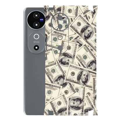 VIVO Z/V/X/T/U/S Series Phone Skins (All Models) - Dollar Lover - Transparent Finish (T-17) Vivo V40 5G