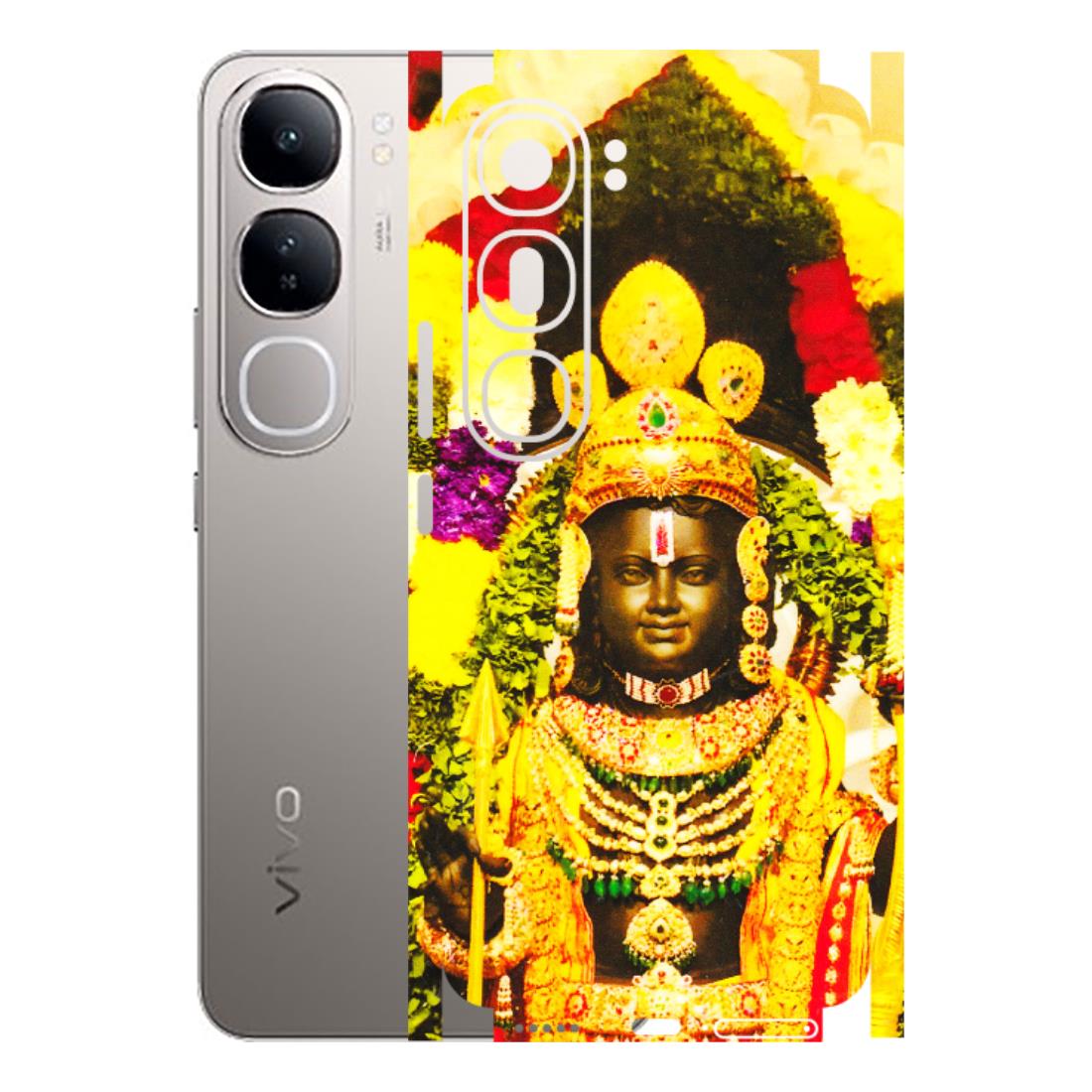 VIVO Z/V/X/T/U/S Series Phone Skins (All Models) - Ram Lalla Ayodhya - 3D Embossed Finish (L-103) Vivo V40 Lite