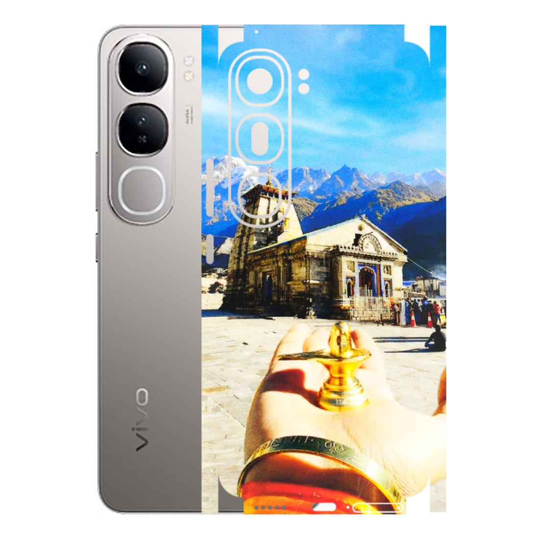 VIVO Z/V/X/T/U/S Series Phone Skins (All Models) - Beauty of Kedarnath - 3D Embossed Finish (L-108) Vivo V40 Lite