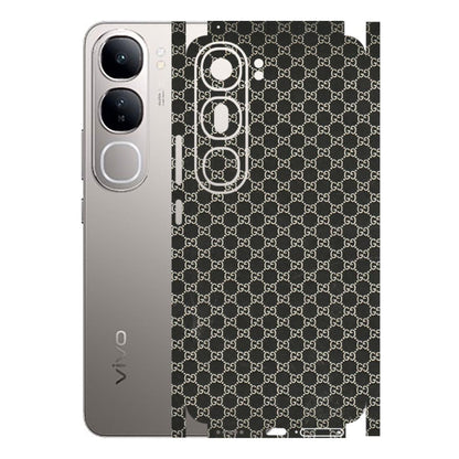 VIVO Z/V/X/T/U/S Series Phone Skins (All Models) - Black G Print - 3D Embossed Finish (L-109) Vivo V40 Lite