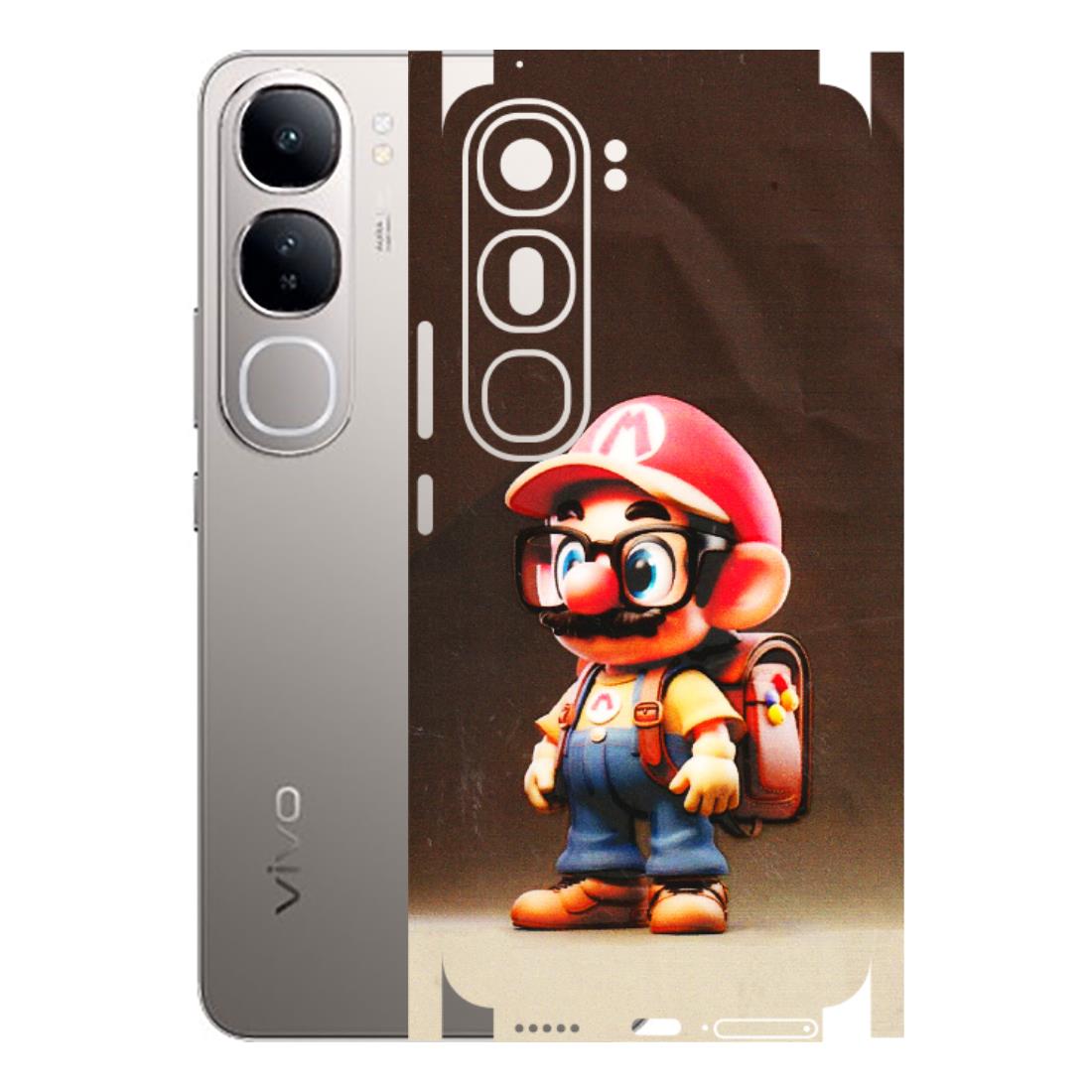 VIVO Z/V/X/T/U/S Series Phone Skins (All Models) - Little Mario - 3D Embossed Finish (L-119) Vivo V40 Lite