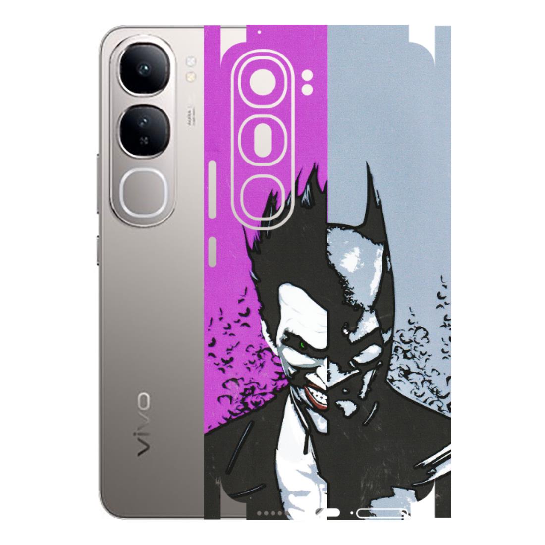 VIVO Z/V/X/T/U/S Series Phone Skins (All Models) - Batman & Joker - 3D Embossed Finish (L-143) Vivo V40 Lite