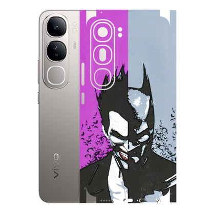 VIVO Z/V/X/T/U/S Series Phone Skins (All Models) - Batman & Joker - 3D Embossed Finish (L-143) Vivo V40 Lite