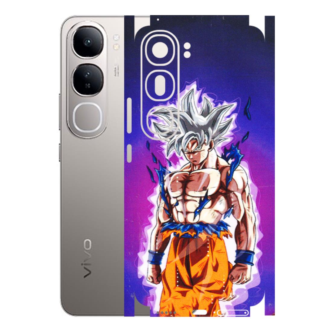 VIVO Z/V/X/T/U/S Series Phone Skins (All Models) - Goku Purple Anime - 3D Embossed Finish (L-147) Vivo V40 Lite