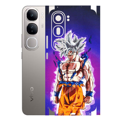 VIVO Z/V/X/T/U/S Series Phone Skins (All Models) - Goku Purple Anime - 3D Embossed Finish (L-147) Vivo V40 Lite