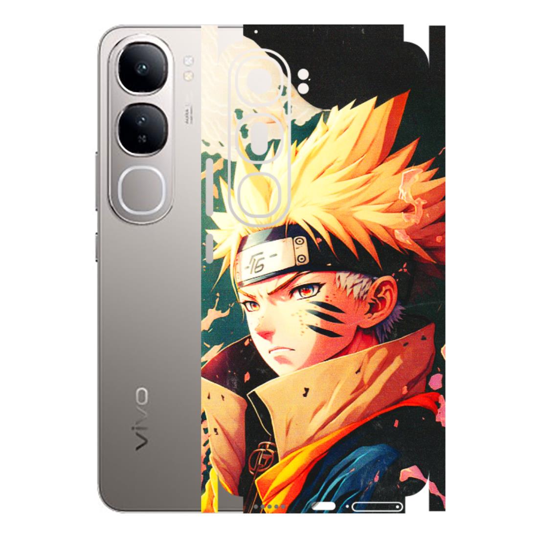 VIVO Z/V/X/T/U/S Series Phone Skins (All Models) - New Naruto - 3D Embossed Finish (L-148) Vivo V40 Lite