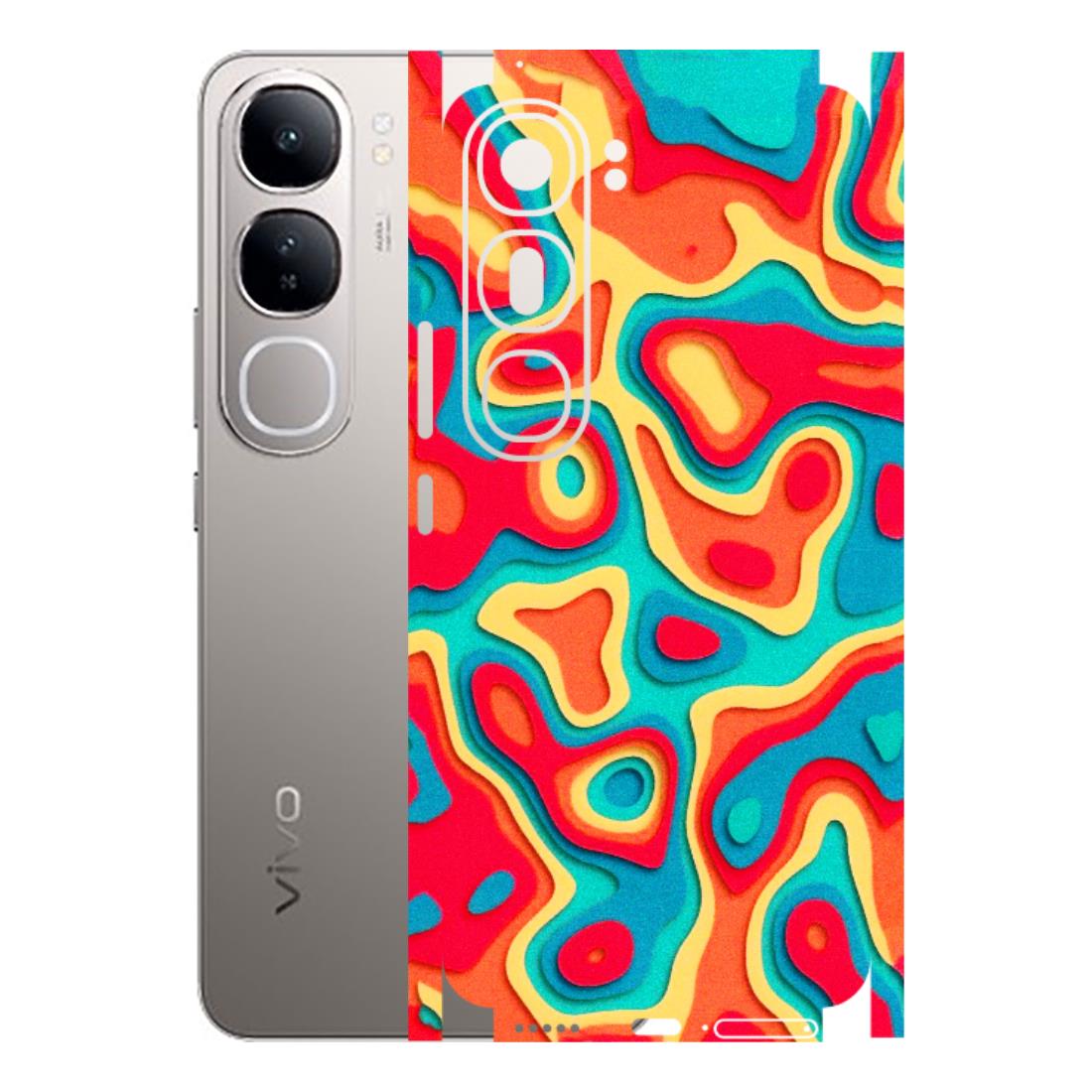 VIVO Z/V/X/T/U/S Series Phone Skins (All Models) - Abstract Swirl - 3D Embossed Finish (L-150) Vivo V40 Lite