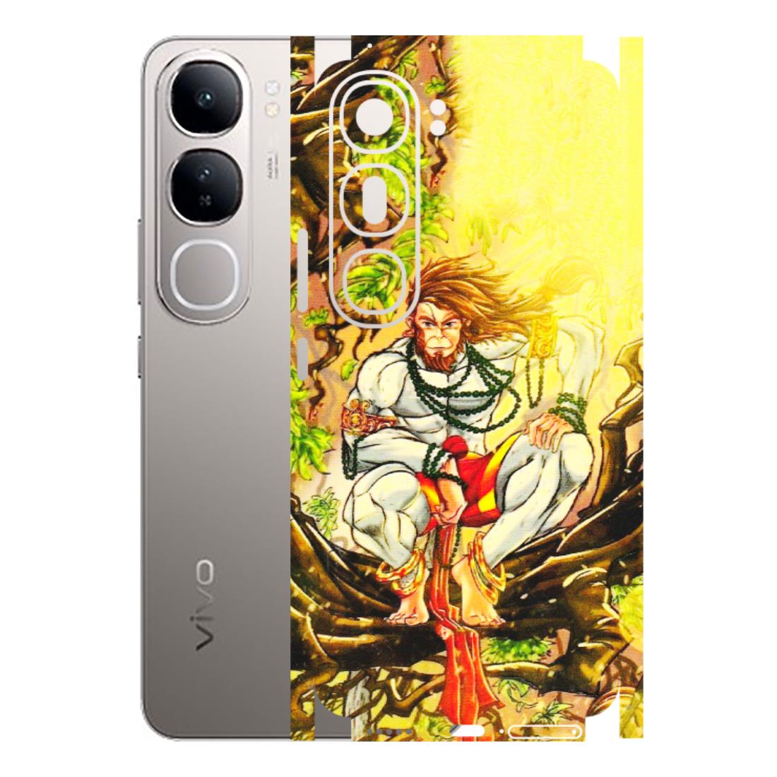 VIVO Z/V/X/T/U/S Series Phone Skins (All Models) - Lord Hanuman - 3D Embossed Finish (L-152) Vivo V40 Lite