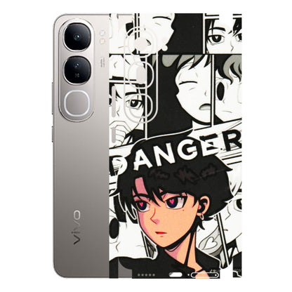 VIVO Z/V/X/T/U/S Series Phone Skins (All Models) - Danger Anime - 3D Embossed Finish (L-155) Vivo V40 Lite