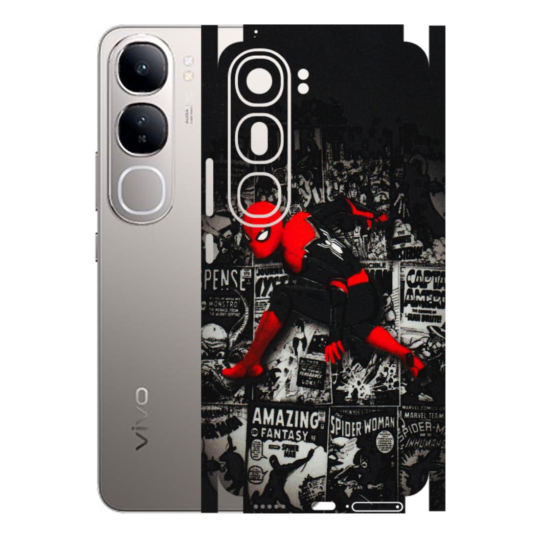 VIVO Z/V/X/T/U/S Series Phone Skins (All Models) - SpiderMan New - 3D Embossed Finish (L-162) Vivo V40 Lite