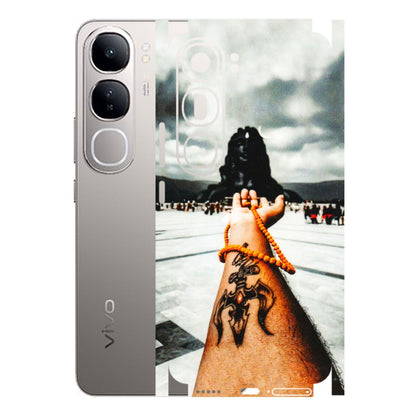 VIVO Z/V/X/T/U/S Series Phone Skins (All Models) - Jai Adiyogi Mahakaal - 3D Embossed Finish (L-164) Vivo V40 Lite