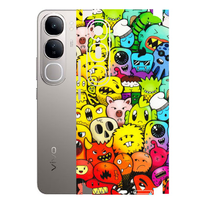VIVO Z/V/X/T/U/S Series Phone Skins (All Models) - Angry Funkies - 3D Embossed Finish (L-169) Vivo V40 Lite