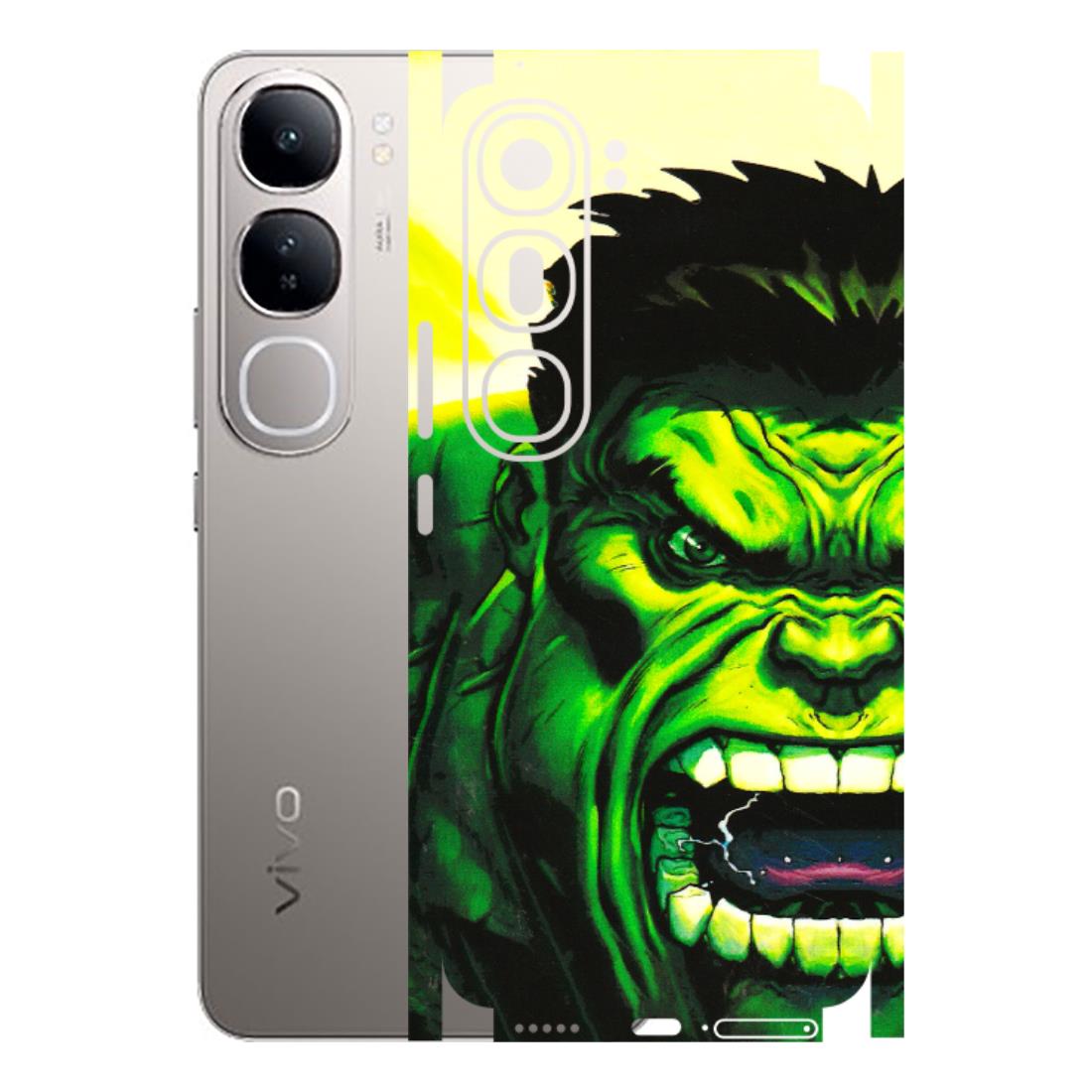 VIVO Z/V/X/T/U/S Series Phone Skins (All Models) - Hulk - 3D Embossed Finish (L-180) Vivo V40 Lite