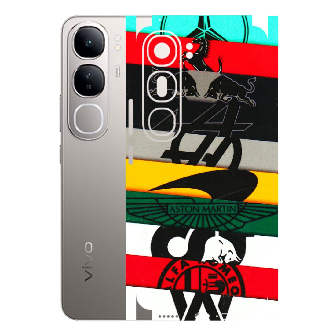 VIVO Z/V/X/T/U/S Series Phone Skins (All Models) - Multi Designer Brands - 3D Embossed Finish (L-187) Vivo V40 Lite