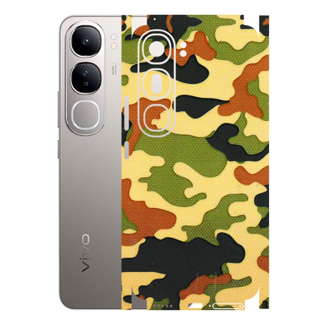 VIVO Z/V/X/T/U/S Series Phone Skins (All Models) - Indian Military - 3D Embossed Finish (L-234) Vivo V40 Lite