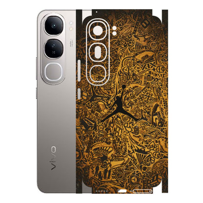 VIVO Z/V/X/T/U/S Series Phone Skins (All Models) - Premium Gold Basketball Player - 3D Embossed Finish (L-236) Vivo V40 Lite