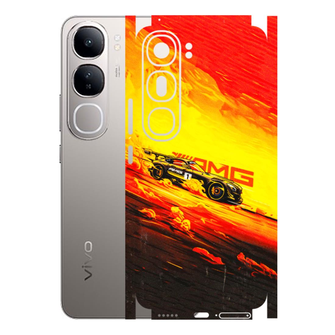 VIVO Z/V/X/T/U/S Series Phone Skins (All Models) - AMG Car Speed Cover - 3D Embossed Finish (L-256) Vivo V40 Lite
