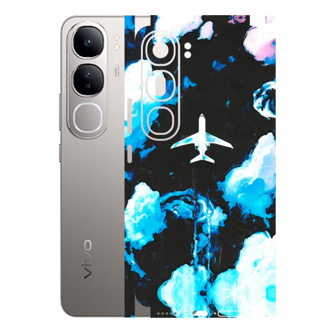 VIVO Z/V/X/T/U/S Series Phone Skins (All Models) - Travel In Airline - 3D Embossed Finish (L-264) Vivo V40 Lite