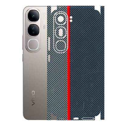 VIVO Z/V/X/T/U/S Series Phone Skins (All Models) - Blue Sober Lines - 3D Embossed Finish (L-305) Vivo V40 Lite