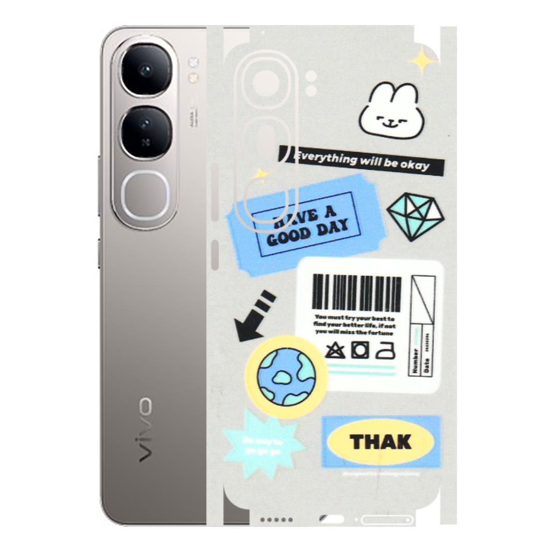 VIVO Z/V/X/T/U/S Series Phone Skins (All Models) - Will Be Okay Design - 3D Embossed Finish (L-316) Vivo V40 Lite