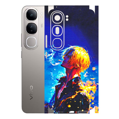 VIVO Z/V/X/T/U/S Series Phone Skins (All Models) - Sanji Vinsmoke One Piece - 3D Embossed Finish (L-319) Vivo V40 Lite