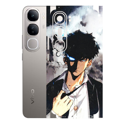 VIVO Z/V/X/T/U/S Series Phone Skins (All Models) - Sung Jinwoo Manhwa Anime - 3D Embossed Finish (L-328) Vivo V40 Lite